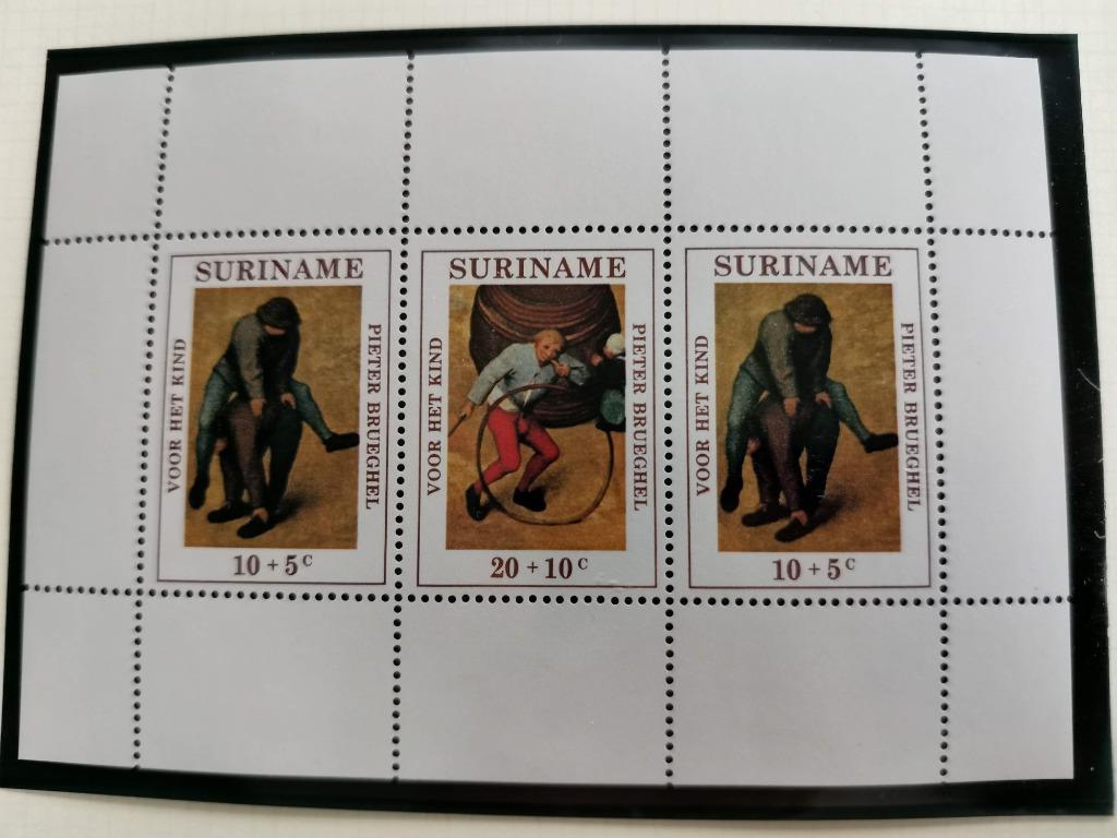 Suriname 1971 - art - peinture - Breughel - BLOC **, Enlèvement ou Envoi, Non oblitéré