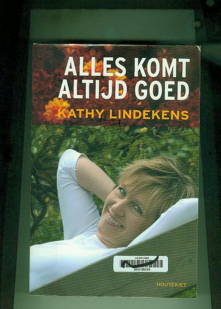 Alles komt altijd goed kathy lindekens 543 blz, Boeken, Politiek en Maatschappij, Zo goed als nieuw, Ophalen of Verzenden