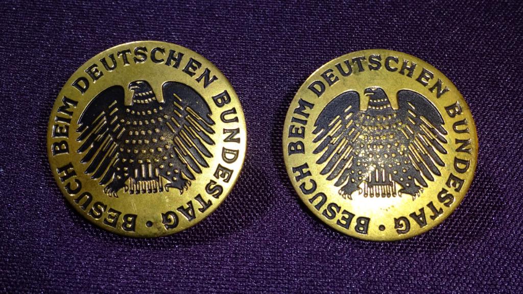 Medaille Besuch am Bundestag, Verzenden, Overige soorten, Lintje, Medaille of Wings