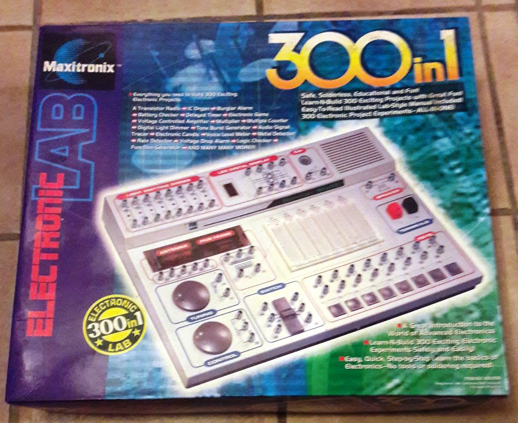 Jeu Electronic Lab par Maxitronix 300 montages, Hobby & Loisirs créatifs, Composants électroniques, Enlèvement, Utilisé