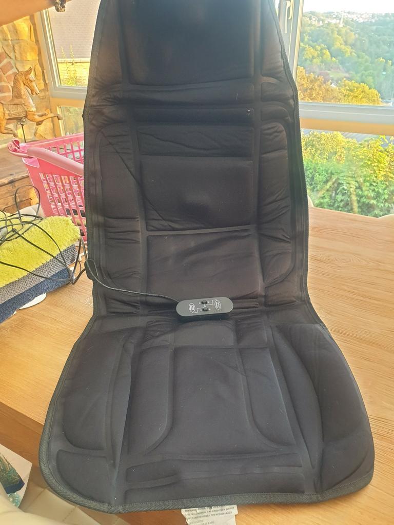 Coussin électrique massage fauteuil ou voiture, Sports & Fitness, Enlèvement ou Envoi, Utilisé, Chaise de massage ou Coussin