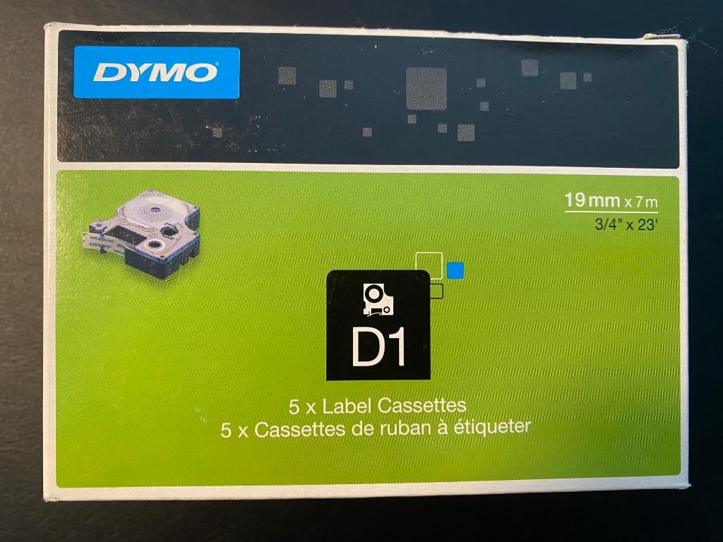 Dymo D1 Tape S0720860 / 45806, Ophalen of Verzenden, Nieuw, Tape-label, Dymo