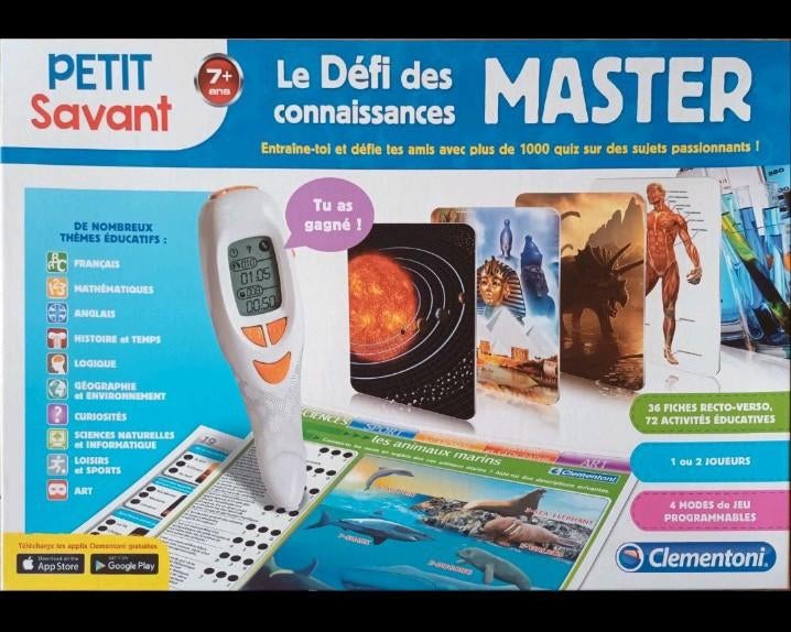 Clementoni - Little Scientist - De Master Knowledge Challeng, Een of twee spelers, Ophalen of Verzenden, Zo goed als nieuw, Clementoni