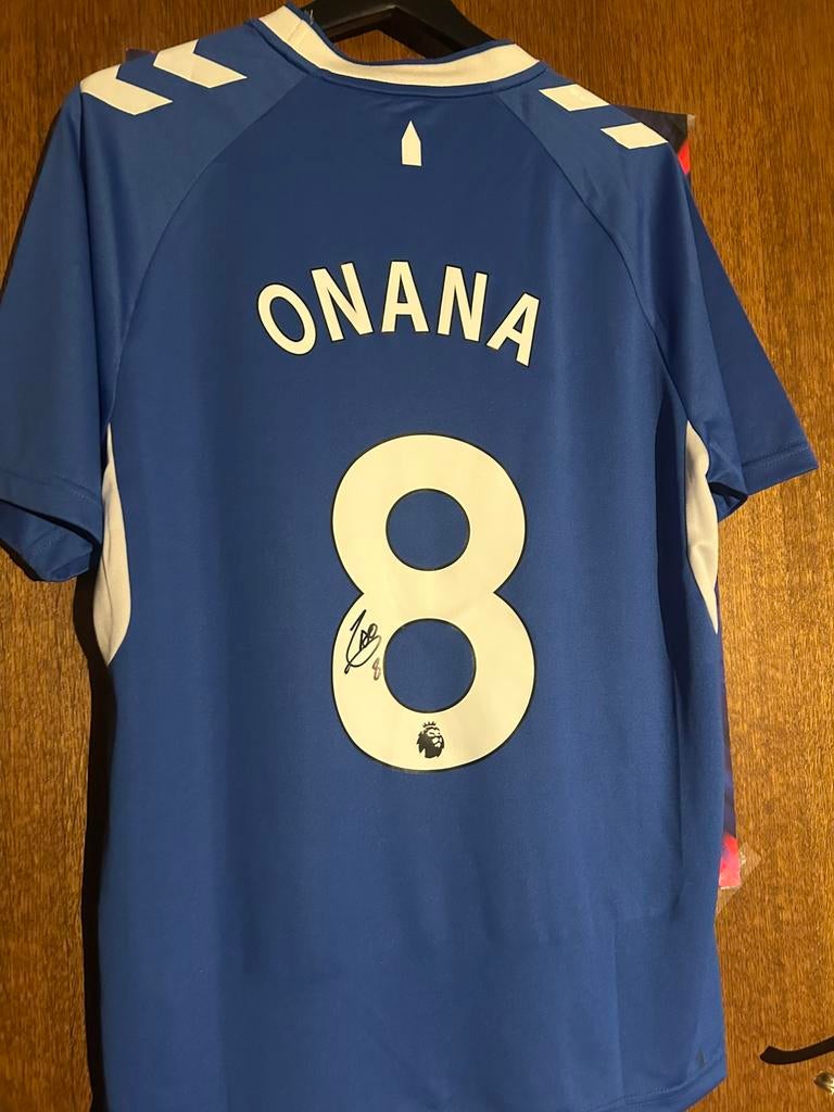 Gesigneerd Onana shirt, Enlèvement ou Envoi, Neuf, Maillot