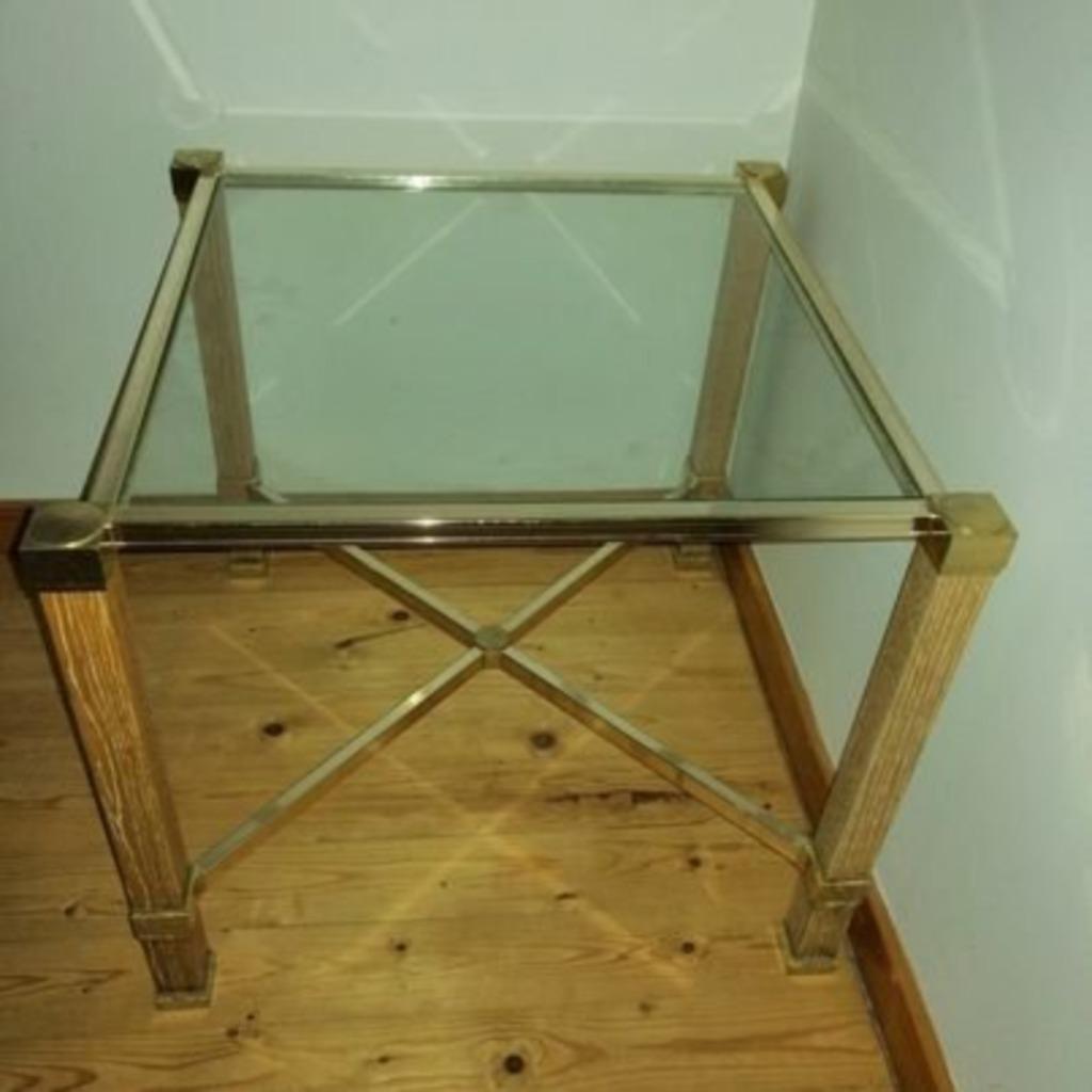 Pierre Vandel Paris Bijzettafeltje Vintage (1970) (58x58x50), Enlèvement