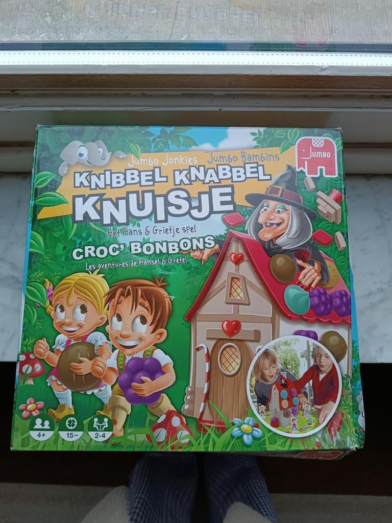 Jumbo gezelschapsspel knibbel knabbel knuisje, Ophalen
