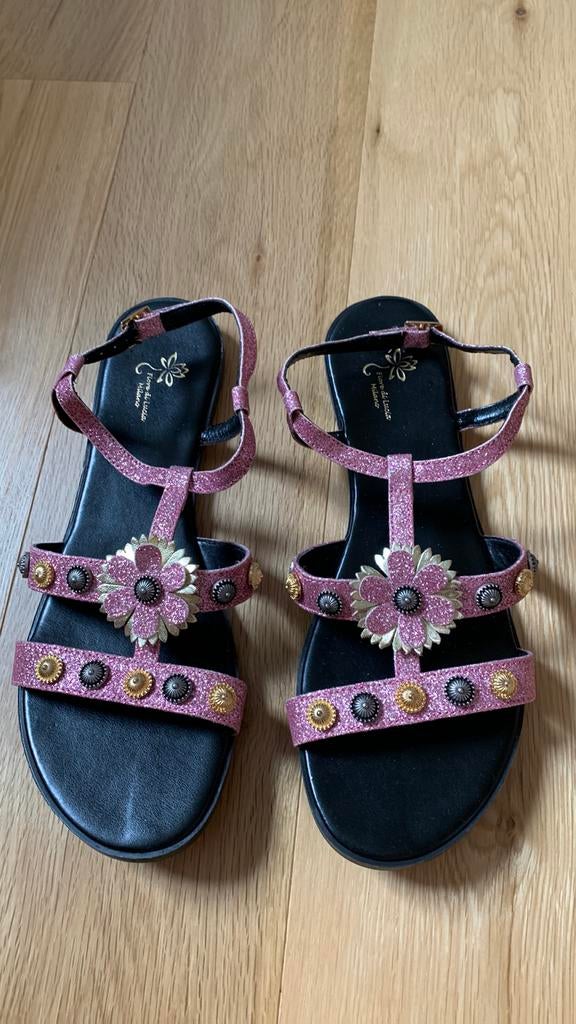 Sandalen dames Fiore di Lucia, maat 42, in perfecte staat, Zo goed als nieuw, Fiore di Lucia, Sandalen of Muiltjes, Ophalen of Verzenden