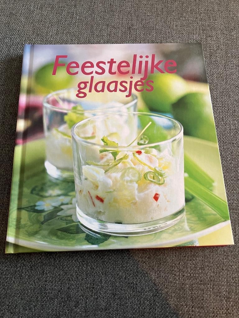 Kookboek: Feestelijke glaasjes, Boeken, Ophalen of Verzenden, Nieuw