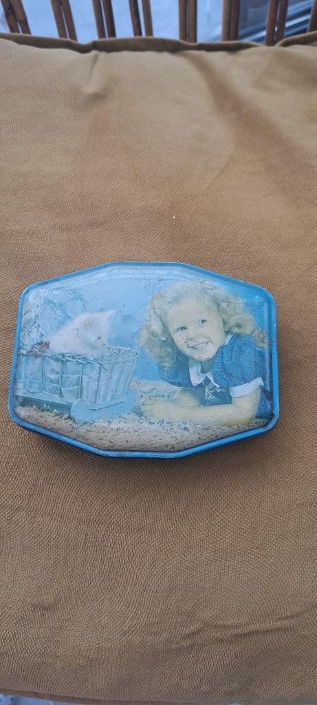 Vintage metalen doos van Horner, Ophalen of Verzenden