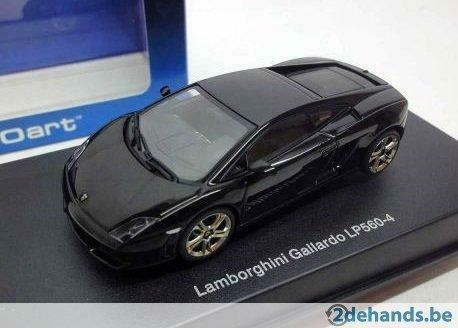 1:43 AUTOart Lamborghini Gallardo LP560-4 zwart, Enlèvement ou Envoi, Neuf, Voiture