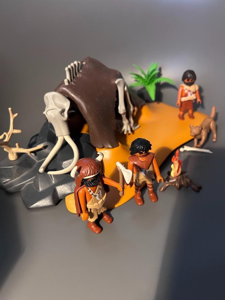 Playmobil Préhistoire 5101 - Tente préhistorique avec chasse, Kinderen en Baby's, Speelgoed | Playmobil, Ophalen, Gebruikt, Complete set