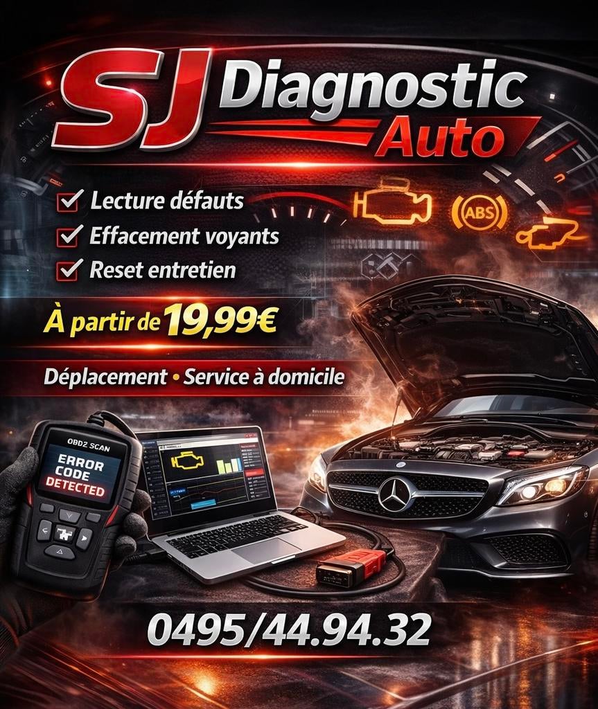 Diagnostic auto, Enlèvement, Neuf