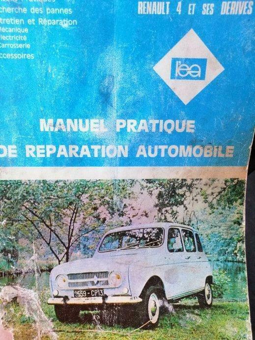 Revue Technique Automobile Renault " 4 " Tous Types (1961), Enlèvement ou Envoi