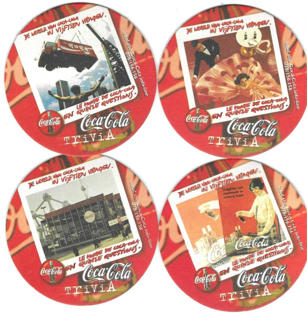 bierviltjes 13st Coca Cola trivia, Envoi