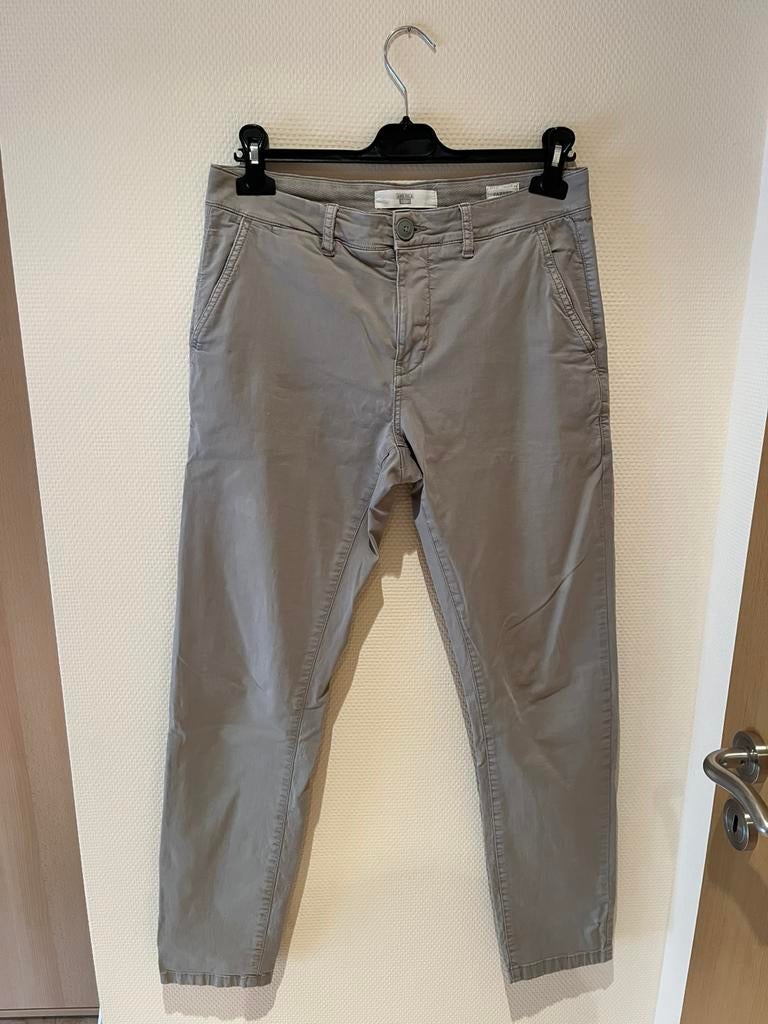 Broek America Today chino grijs maat S, Kleding | Heren, Broeken en Pantalons, Beige, America today, Ophalen of Verzenden, Zo goed als nieuw