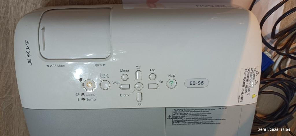 Epson Europe EB-S6-projector, Computers en Software, Overige Computers en Software, Nieuw, Ophalen of Verzenden