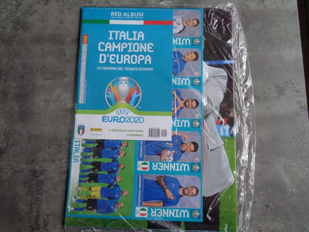 PANINI EURO 2020 UPDATE SET ITALIE KAMPIOEN, Verzamelen, Verzenden, Nieuw