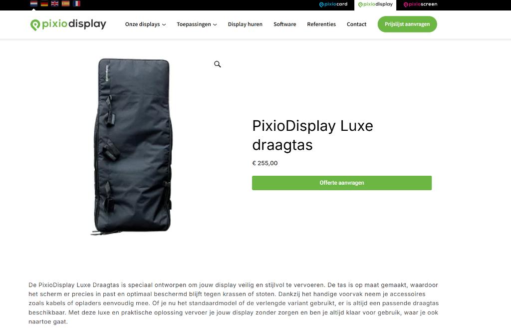 Grand Sac Pixio Dispaly, 30 cm ou plus, Enlèvement ou Envoi, 80 cm ou plus, 35 à 55 cm
