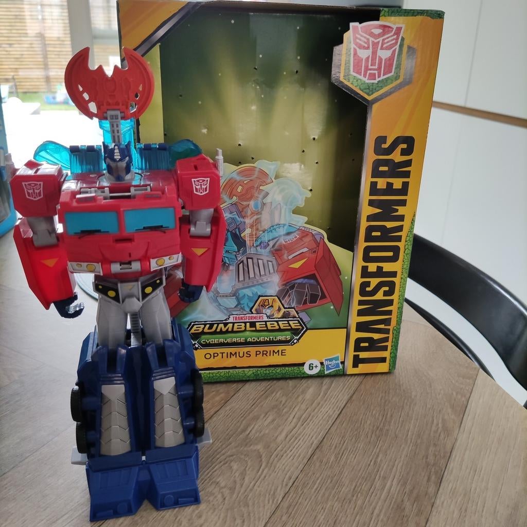 Transformers Optimus Prime, Overige generaties, Ophalen of Verzenden, Zo goed als nieuw, Overige rassen