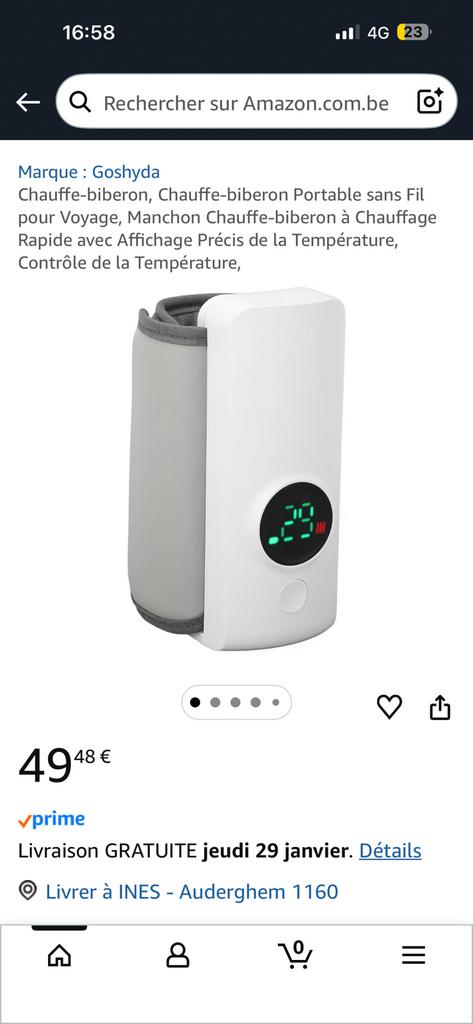 Chauffe biberon portable., Ophalen, Zo goed als nieuw