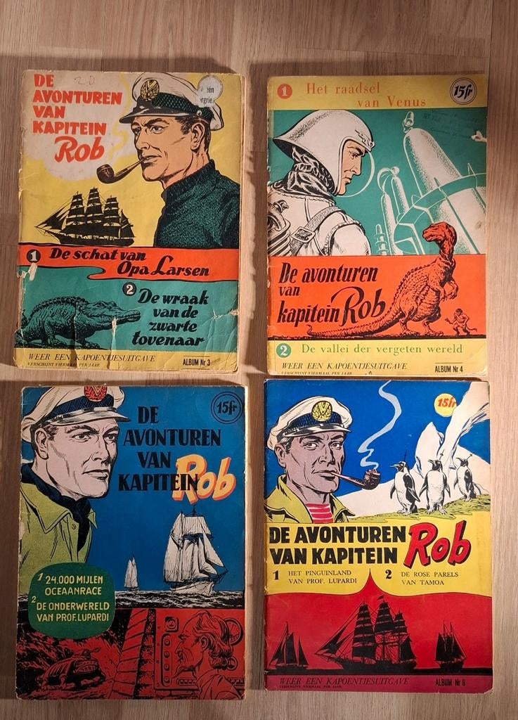 Kapitein Rob 4 delen, Ophalen of Verzenden