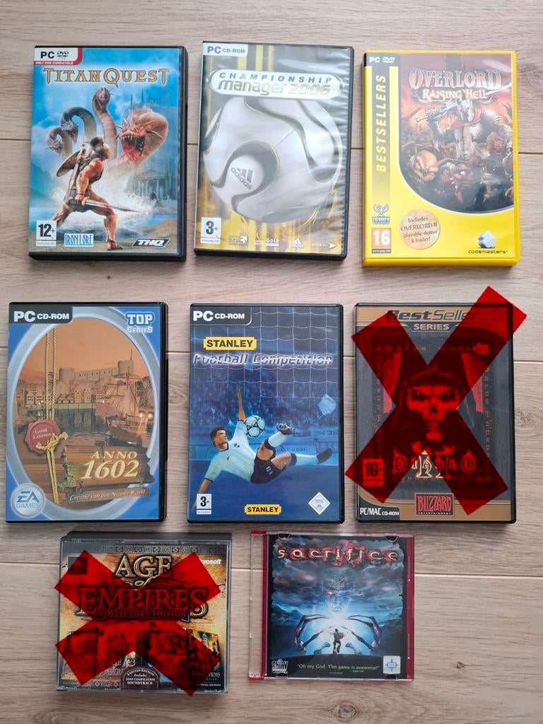 PC games, Enlèvement ou Envoi, Utilisé