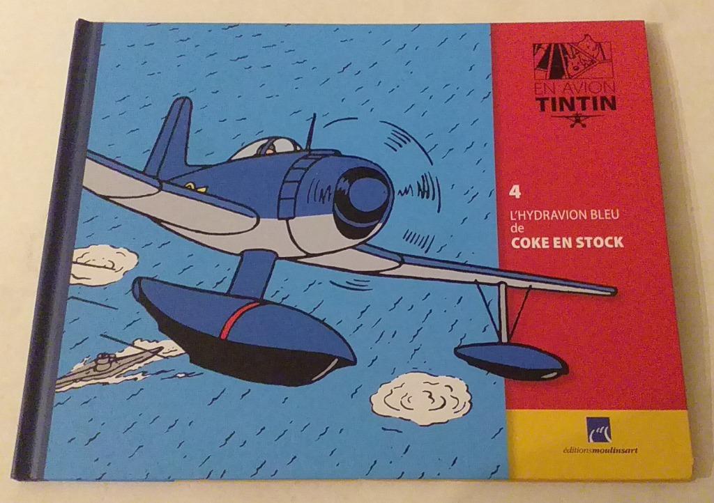 L'hydravion bleu de Coca en stock - Moulinsart, 2014., Collections, Enlèvement ou Envoi, Tintin
