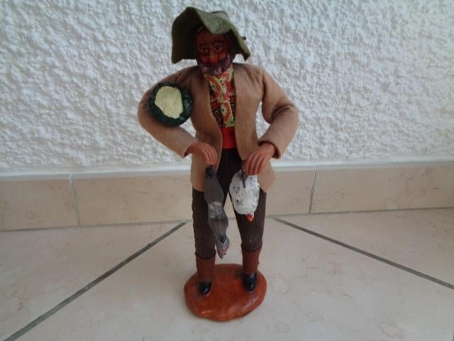 Santon de Provence. Hauteur 24 cm. Vintage, Verzenden, Gebruikt, Overige typen