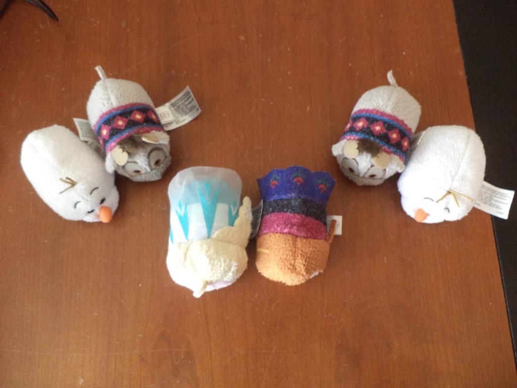 Anna, Elza, Olaf,Dumbo, Winnie,... tsum tsum uit Disneyland, Ophalen of Verzenden, Zo goed als nieuw, Overige typen
