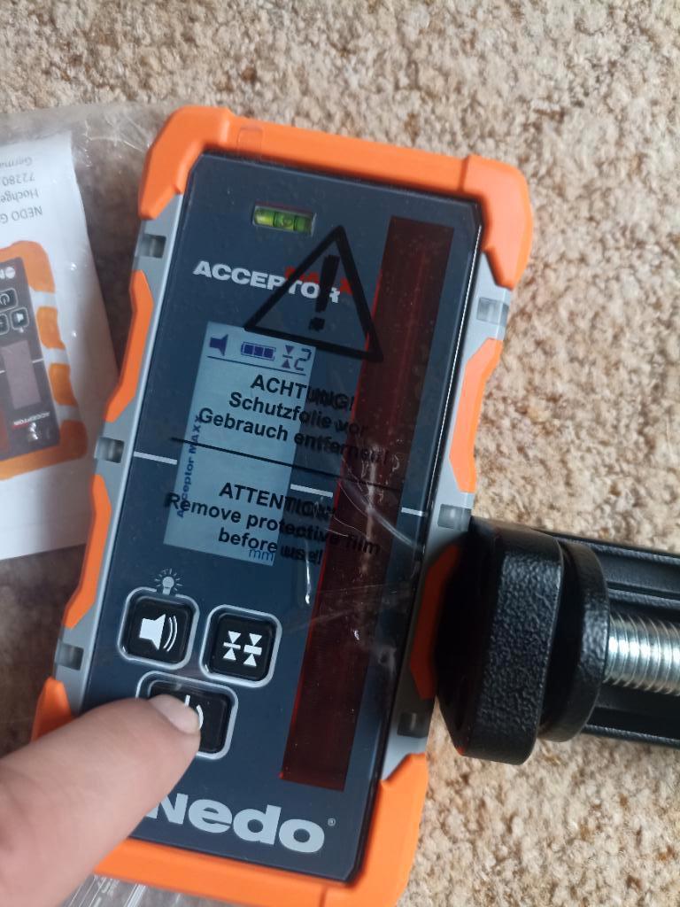 Nedo ACCEPTOR MAXX laserontvanger, Hilti, Doe-het-zelf en Bouw, Ophalen of Verzenden, Nieuw