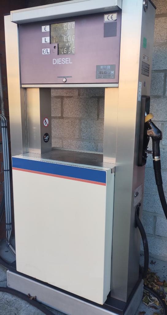Ventes calibrées : pompe diesel Tokheim, Enlèvement, Utilisé