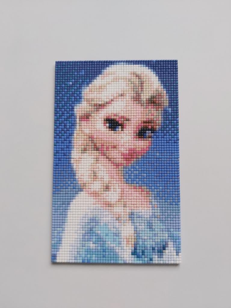 Frozen - gemaakt in pixels, Hobby en Vrije tijd, Ministeck, Ophalen of Verzenden