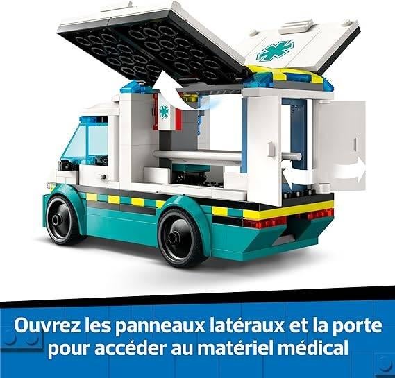 LEGO City | Ambulance | LIVRAISON GRATUITE, Neuf, -, Ensemble complet, LEGO