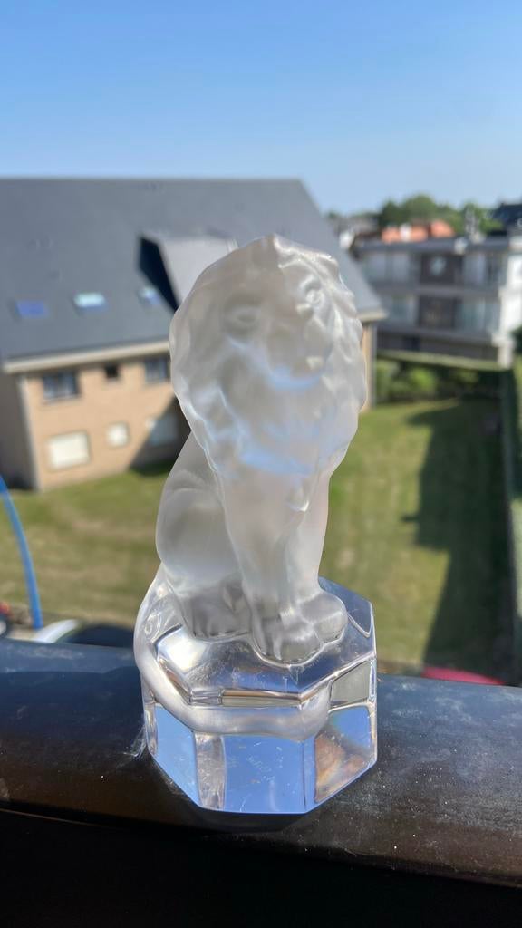 Lion pâte de verre leeuw GOEBEL, Antiek en Kunst, Antiek | Glaswerk en Kristal, Ophalen of Verzenden