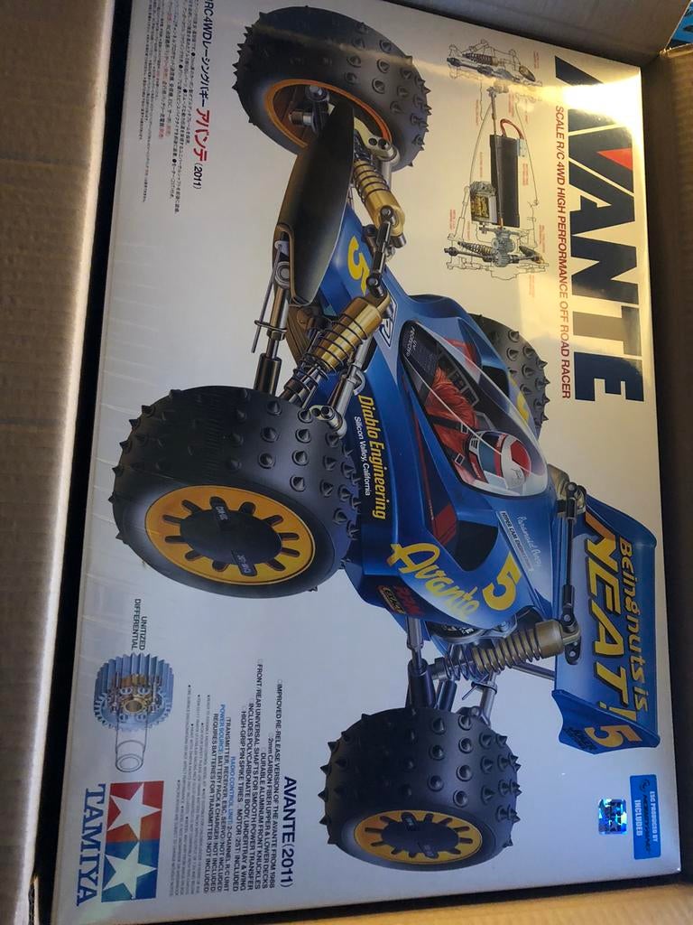 Tamiya avante 2011, Hobby en Vrije tijd, Ophalen of Verzenden, Nieuw, Schaal 1:10