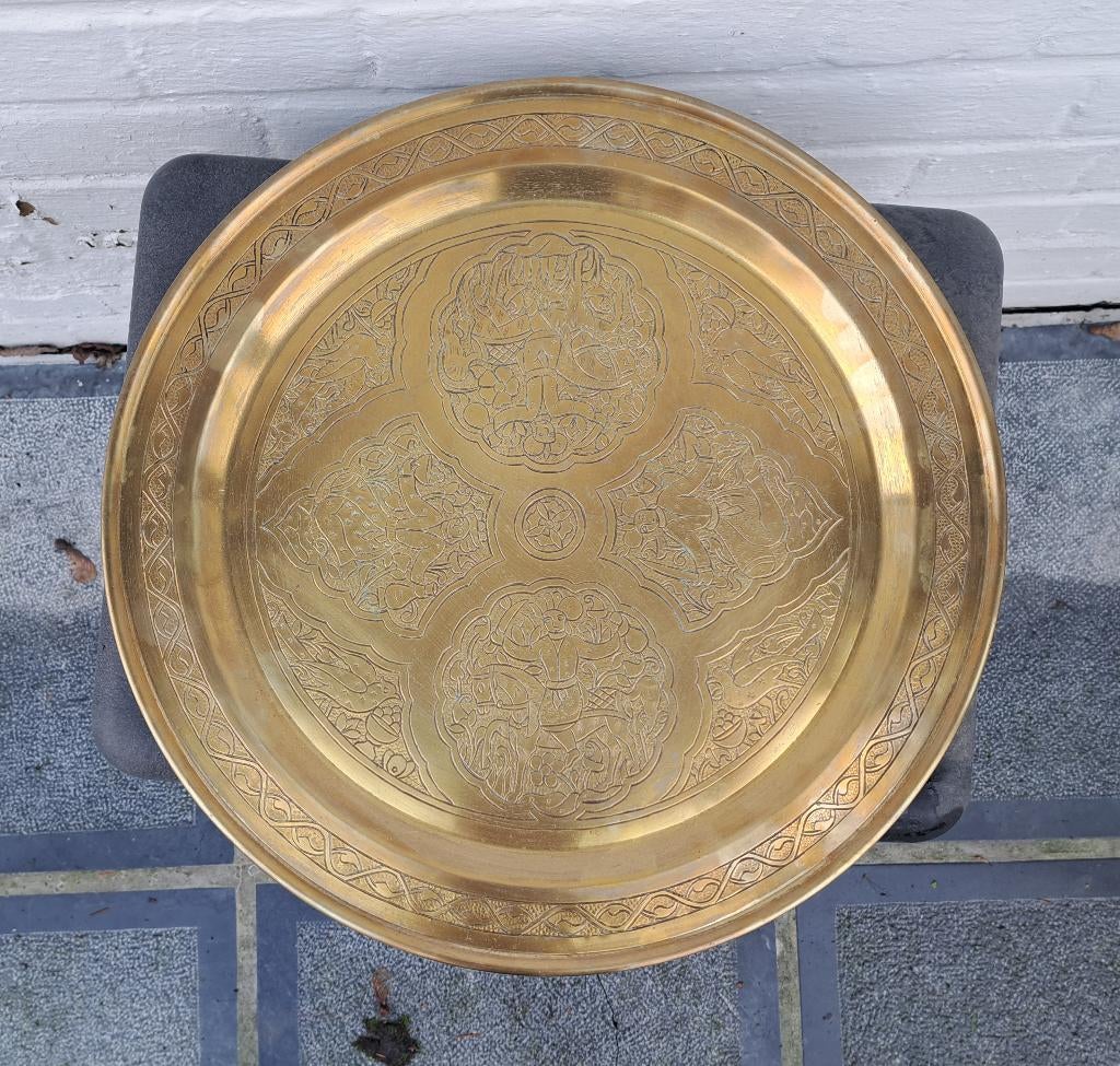 plat gravé en cuivre, Enlèvement ou Envoi, Cuivre