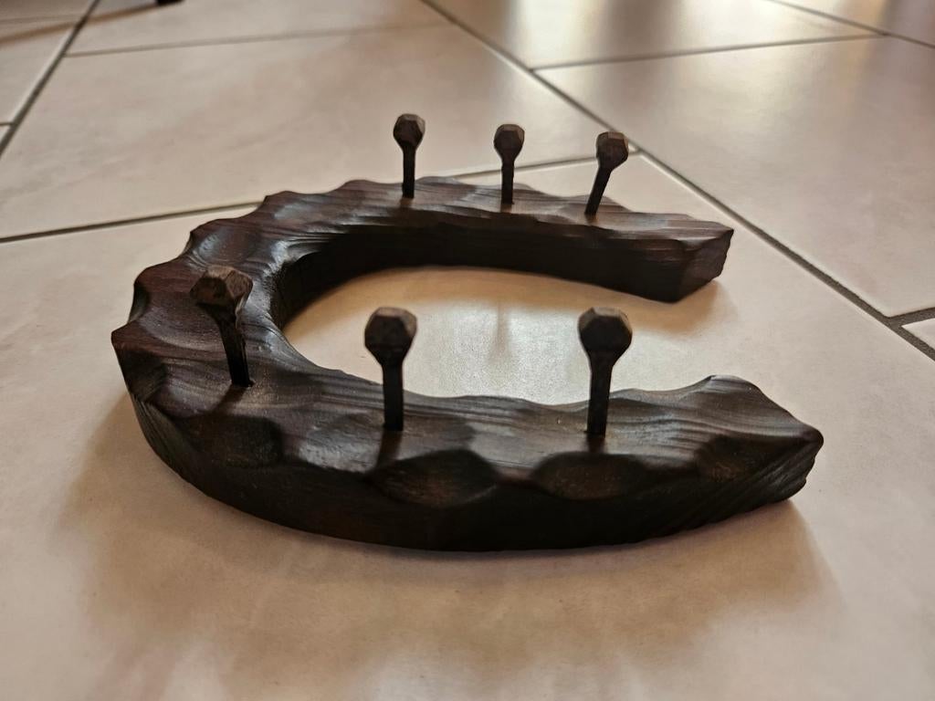 Houten hoefijzer, Antiek en Kunst, Ophalen of Verzenden