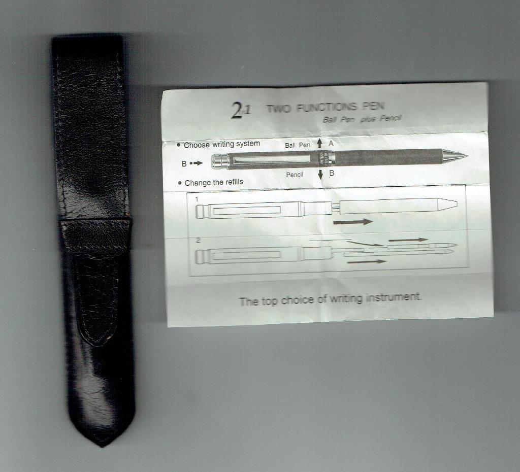 Stylo double fonction (stylo à bille/porte-mine) (Verzam-079, Enlèvement ou Envoi, Neuf, Autres types, Avec boîte