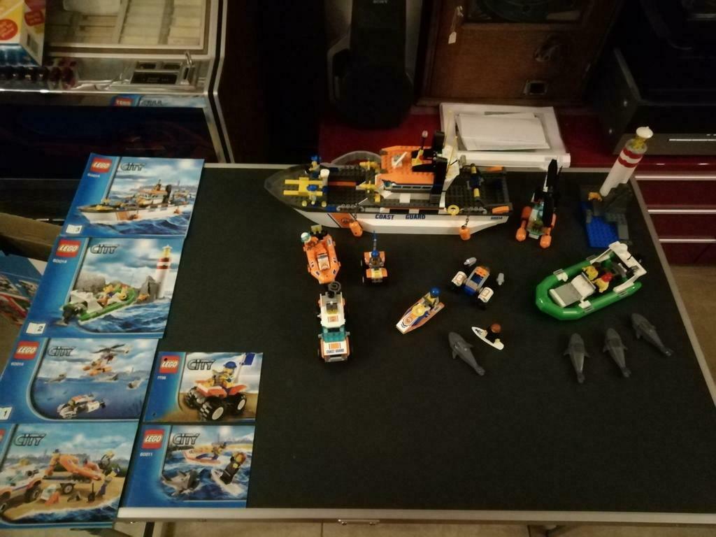 Lego - kustwacht, Kinderen en Baby's, Speelgoed | Duplo en Lego, Ophalen of Verzenden, Zo goed als nieuw, Complete set, Lego