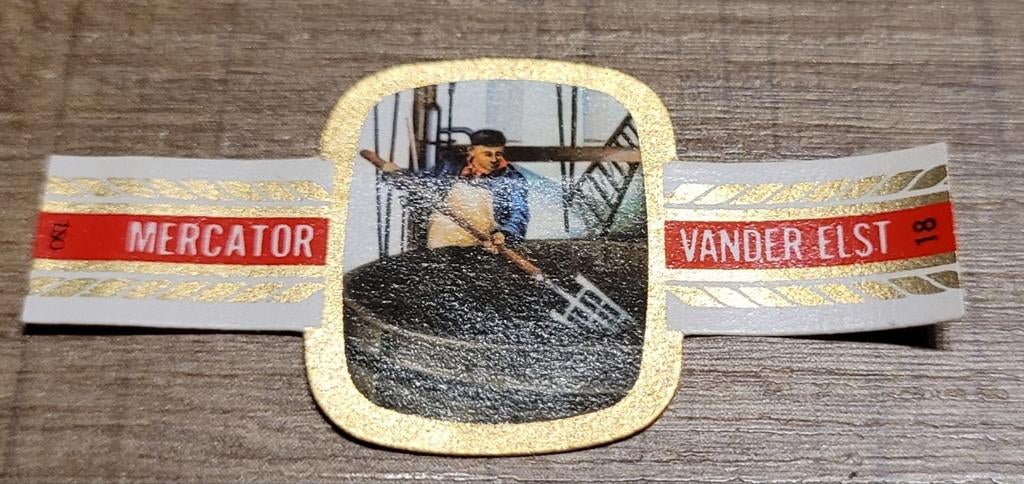 Oud sigarenbandje: reeks Het bier (Stella Artois), Ophalen of Verzenden, Gebruikt, Sigarenbandjes