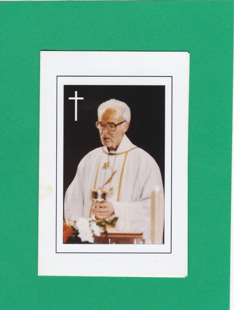 DP Priester Karel Bruggeman, Verzenden, Bidprentje