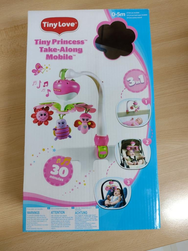 Tiny Love Tiny Princess Take-along Mobile muziekmobiel, Kinderen en Baby's, Ophalen of Verzenden, Zo goed als nieuw