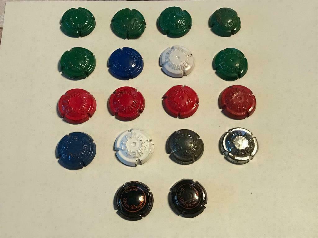 Champagnecapsules 18 stuks, Enlèvement ou Envoi