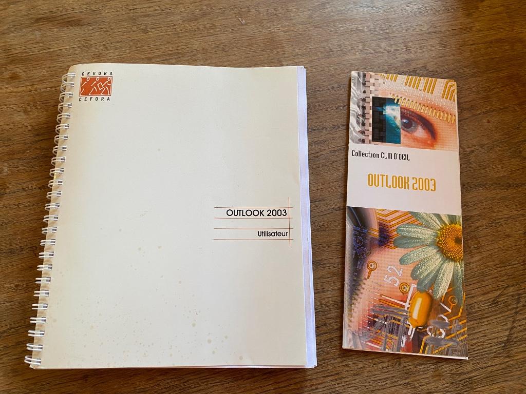 Outlook 2003 utilisateur Cefora Cahier à spirale 134 pages, Boeken, Informatica en Computer, Verzenden, Software, Gelezen, Cefora