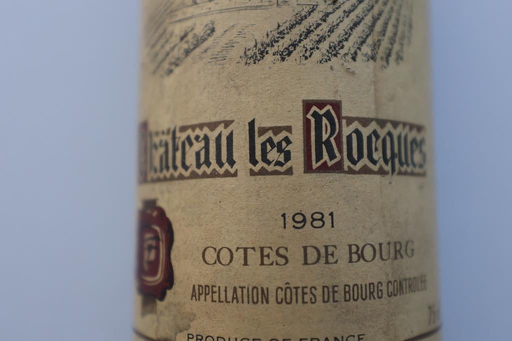 rode wijn uit 1981 chateau les Rocques, Verzamelen, Wijnen, Nieuw, Rode wijn, Frankrijk, Vol, Verzenden