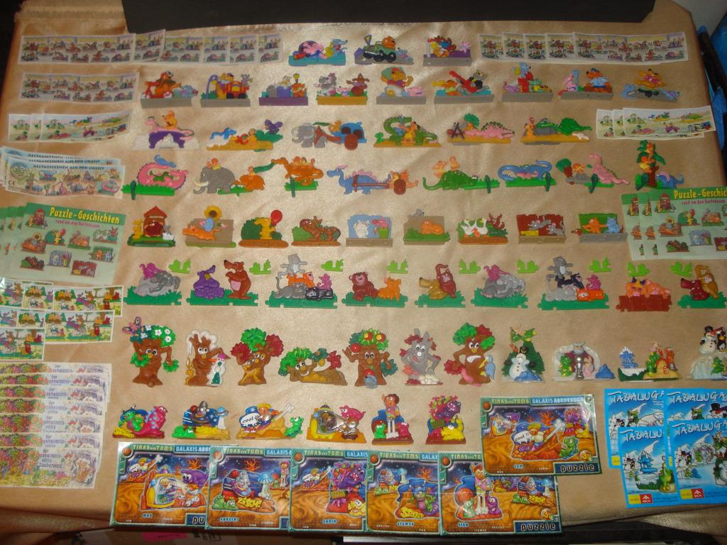 KINDER Lot de 8 Anciennes Séries Complète de Puzzles 3D 1990, Enlèvement ou Envoi, Comme neuf, Autres types