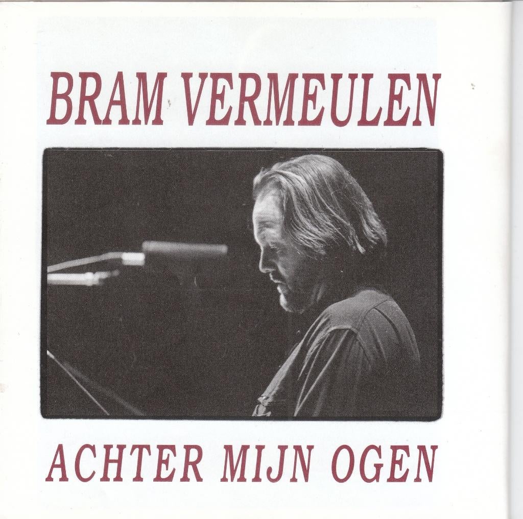 Achter mijn ogen van Bram Vermeulen, Cd's en Dvd's, Verzenden, Pop