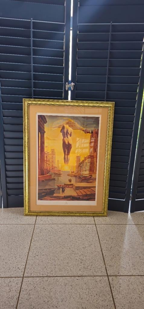 Printographie"LA MAIN DE DALI RETIRANT UNE TOISON D'OR", Enlèvement ou Envoi