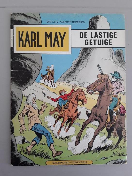 Karl May / Le témoin délicat, Enlèvement ou Envoi, Willy Vandersteen, Une BD, Utilisé