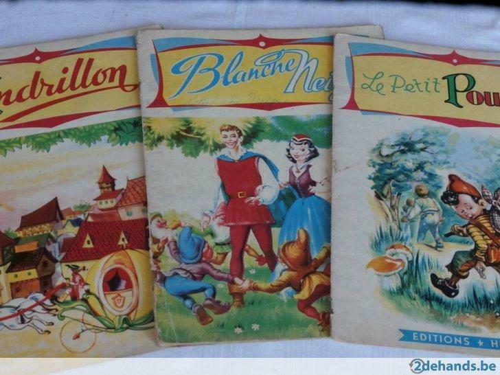 Contes de fee:Cendrion-Le Petit Poucet-Blanche Neige-Collect, Enlèvement ou Envoi